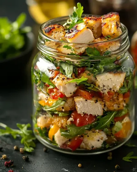 recette Salade césar au poulet grillé
