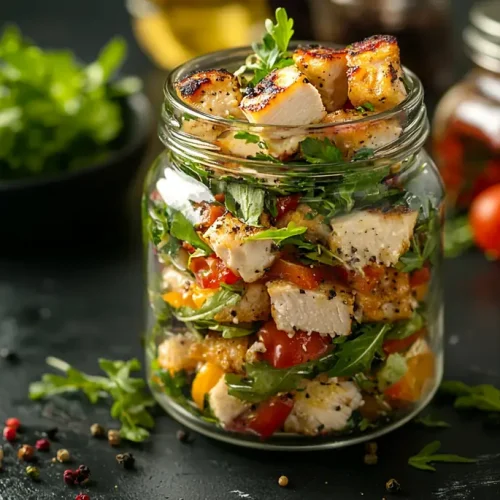 recette Salade césar au poulet grillé