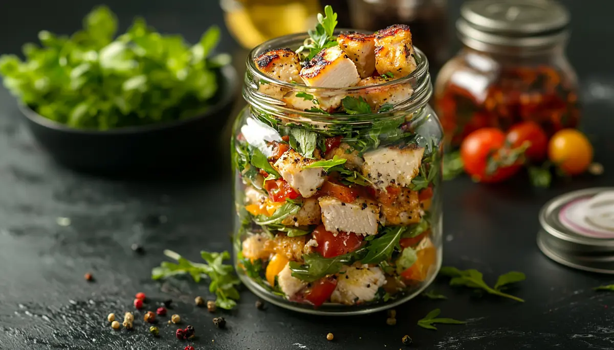 recette Salade césar au poulet grillé
