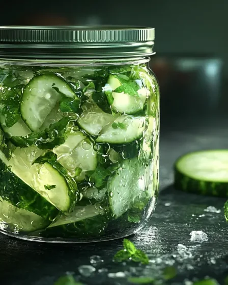 recette Salade de concombre à la menthe