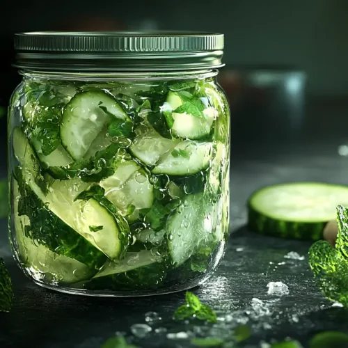 recette Salade de concombre à la menthe