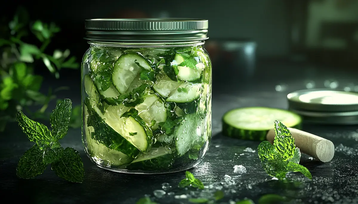 recette Salade de concombre à la menthe