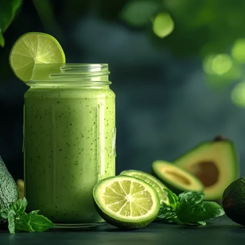 recette Smoothie avocat-lime onctuosité exotique