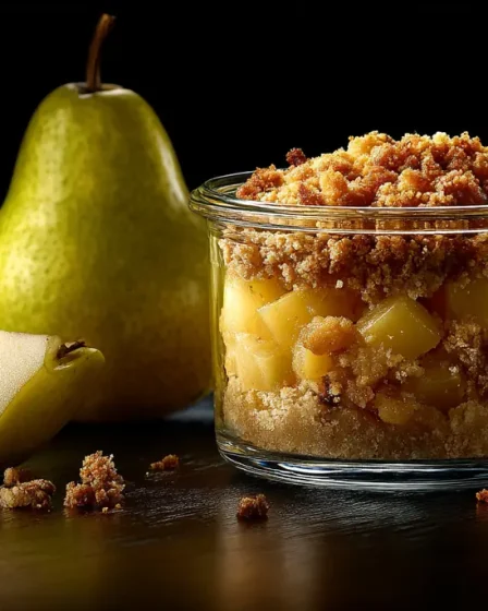 recette Crumble pommes poires