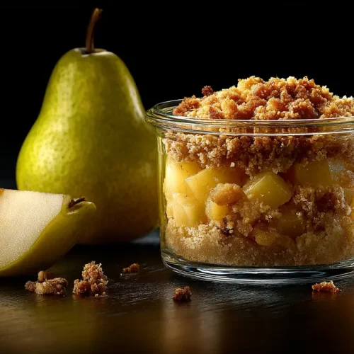 recette Crumble pommes poires