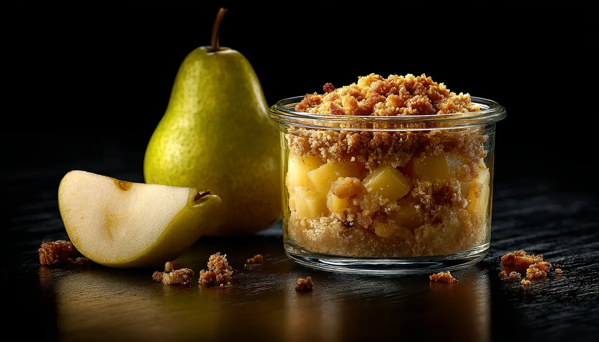 recette Crumble pommes poires