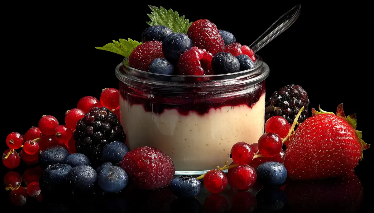 recette Panna cotta vanille fruits rouges
