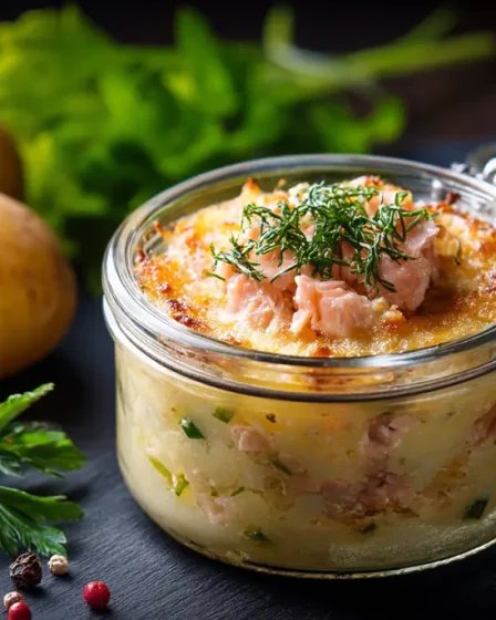 recette Parmentier de saumon aux poireaux