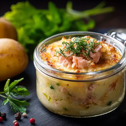 recette Parmentier de saumon aux poireaux