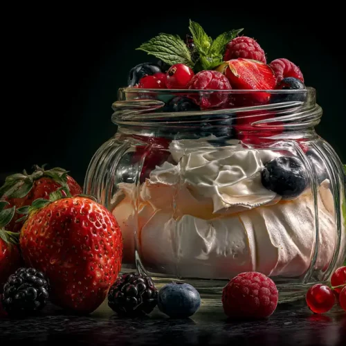 recette Pavlova aux fruits rouges