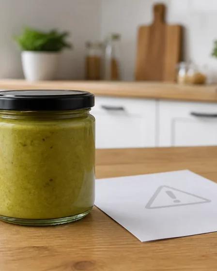 Pot de crème de pistache rappelé pour salmonelles dans une cuisine